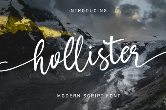 Hollister Font Poster 1