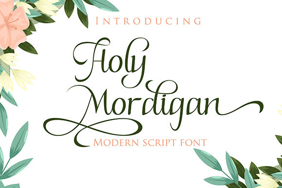 Holy Mordigan Font Poster 1