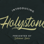 Holystone Font Poster 1