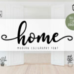 Home Font Poster 1