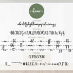 Home Font Poster 7