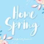 Home Spring Font Poster 1