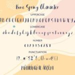 Home Spring Font Poster 5