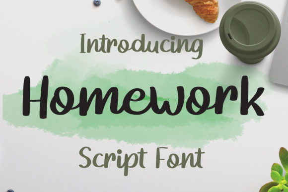 Homework Font