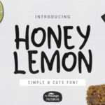 Honey Lemon Font Poster 1