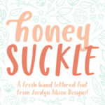 Honey Suckle Font Poster 1