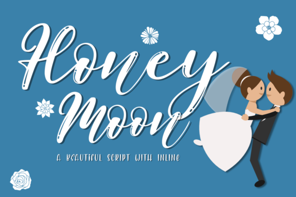 Honeymoon Font Poster 1