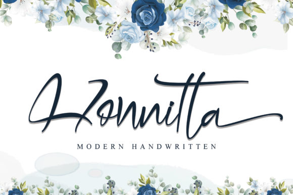 Honnitta Font Poster 1