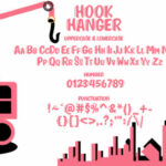 Hook Hanger Font Poster 6