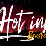 Hot Ink Font Poster 1