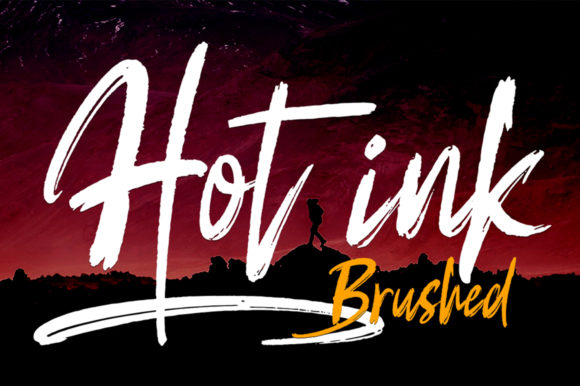 Hot Ink Font Poster 1