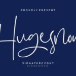 Hugesnow Font Poster 1