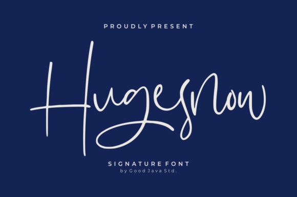 Hugesnow Font Poster 1