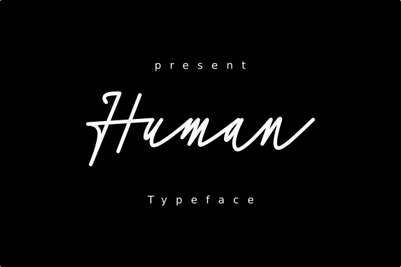 Human Font Poster 1