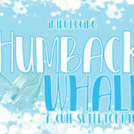 Humback Whale Font Poster 1