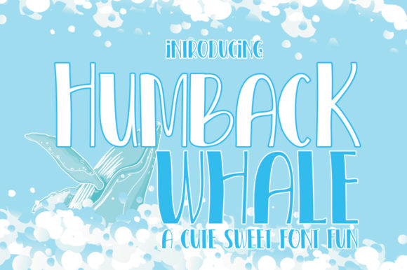 Humback Whale Font