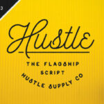 Hustle Font Poster 1