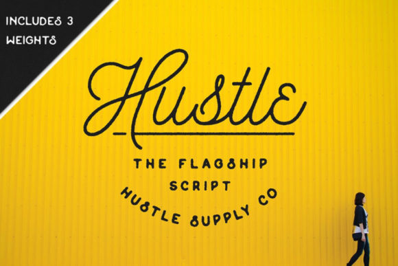 Hustle Font Poster 1