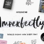 Imperfectly Font Poster 1