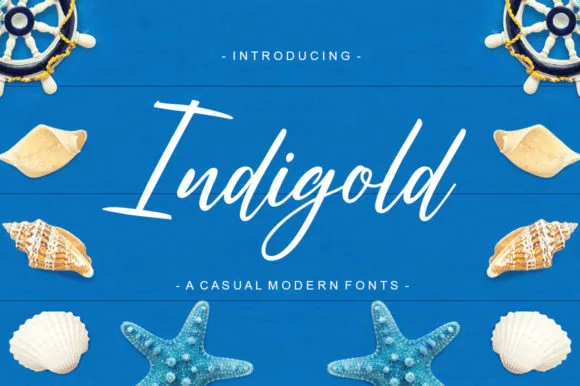 Indigold Font Indigold Font Poster 1