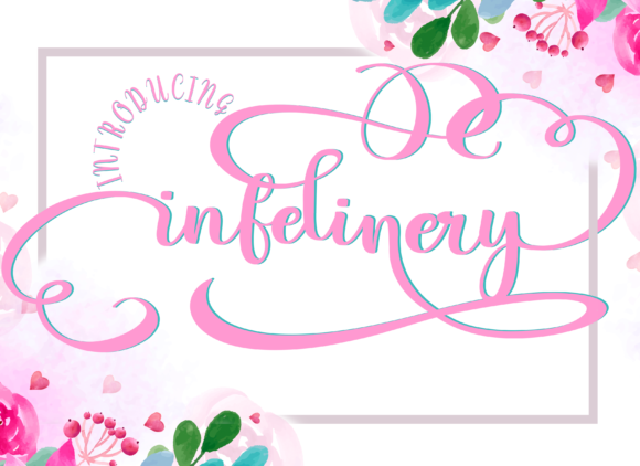 Infelinery Font Poster 1