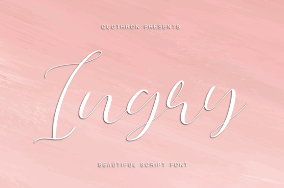 Ingry Font Poster 1