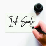 Ink Scale Font Poster 9