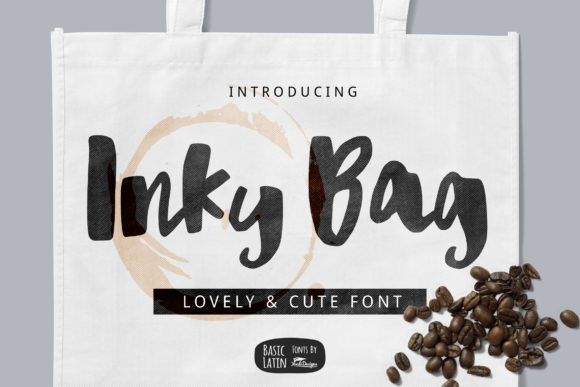 Inky Bag Font Poster 1