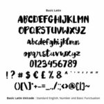 Inky Bag Font Poster 2