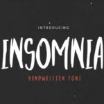 Insomnia Font Poster 1