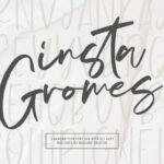 Insta Gromes Font Poster 1