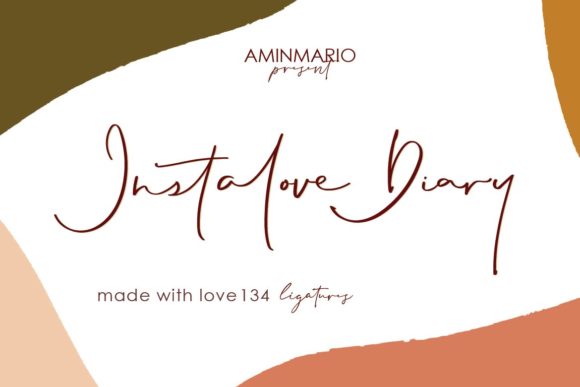 Instalove Diary Font