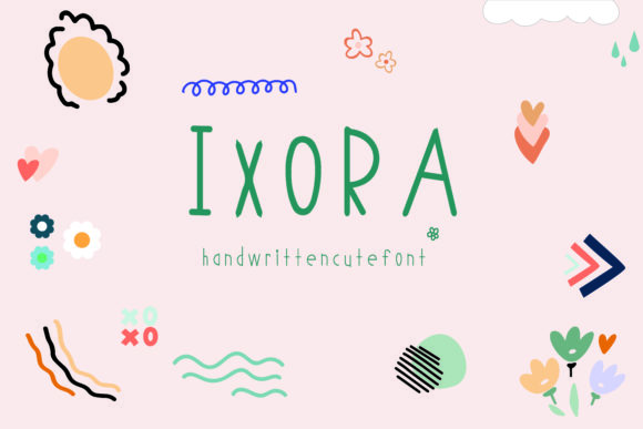 Ixora Font Poster 1