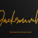 Jacksonville Font Poster 1