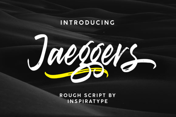 Jaeggers Font Poster 1