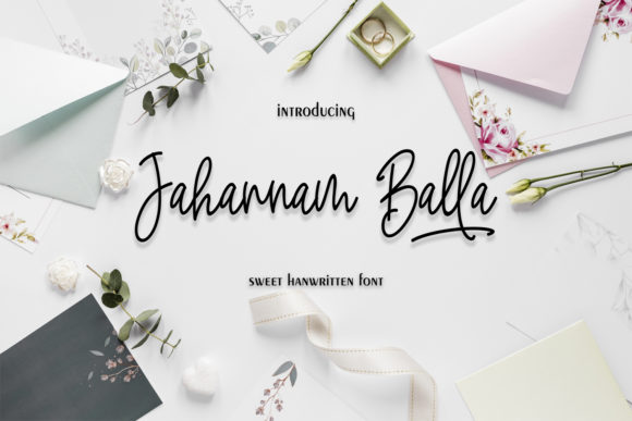 Jahannam Balla Font Poster 1