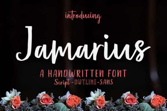 Jamarius Font Poster 1
