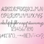 Jameelas Font Poster 2