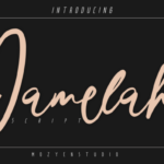 Jamelah Font Poster 1