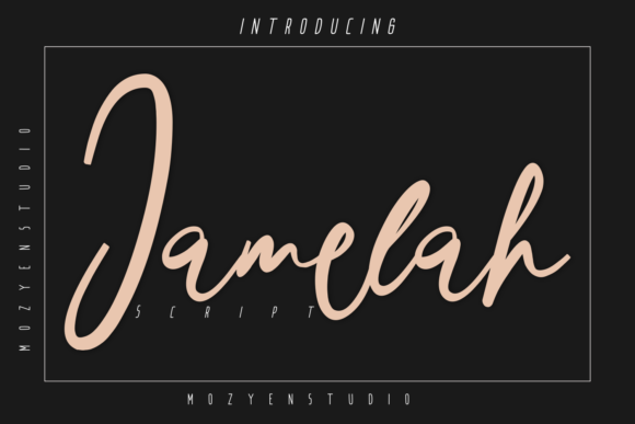 Jamelah Font Poster 1