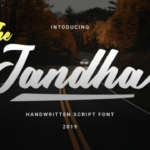 Jandha Font Poster 1