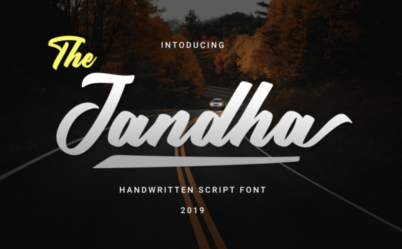 Jandha Font Poster 1