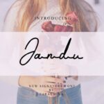 Jandu Signature Font Poster 1