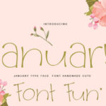 January Font Poster 1