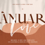 January Love Font Poster 1