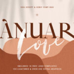January Love Font Poster 1