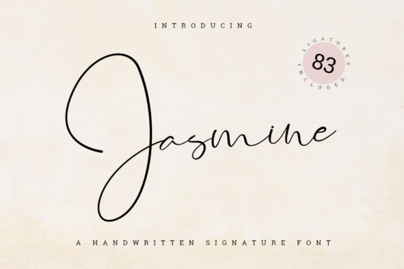 Jasmine Font Poster 1