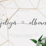 Jelia Elbern Font Poster 1