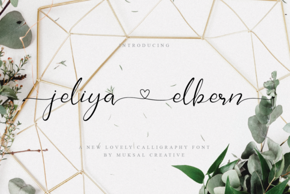 Jelia Elbern Font Poster 1