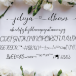 Jelia Elbern Font Poster 8